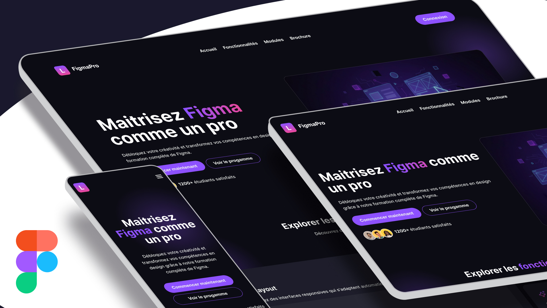 Figma Masterclass : Créez une Landing Page 100% Responsive